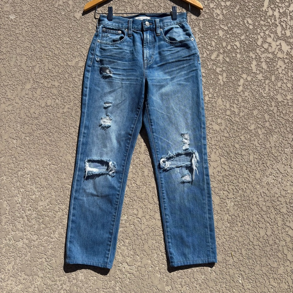 Madewell The Perfect Vintage Jean Size 24 Jeans Medium High Rise Distressed